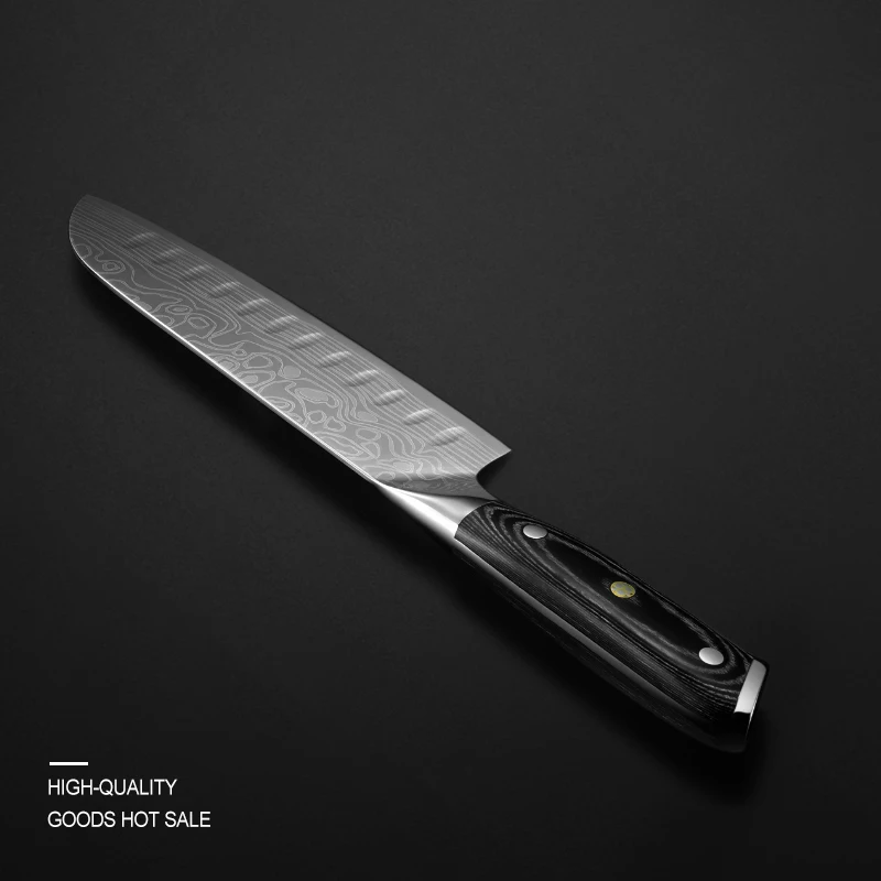 
Timhome new arrival german steel Japanese kitchen chef santoku knife 