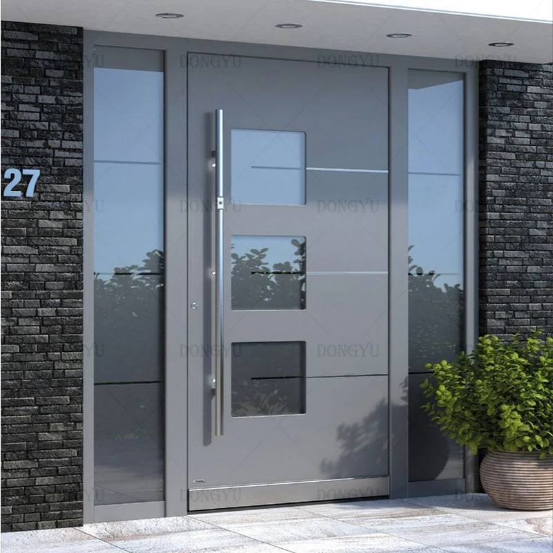 Stainless steel luxury modern anti-theft bulletproof exterior front main security entry door High Quality interior others doors