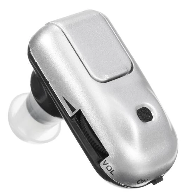 Clear Micro Plus Sound Amplifier Hearing Aid Assistance Adjustable Tone Battery Mini Volume Adjustable In Ear Aids for Old Deaf