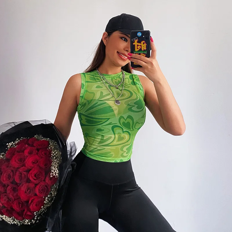 
X00381D 2021 летняя модная новинка, уличная мода с принтом love, модная облегающая европейско-Американская футболка с коротким рукавом 