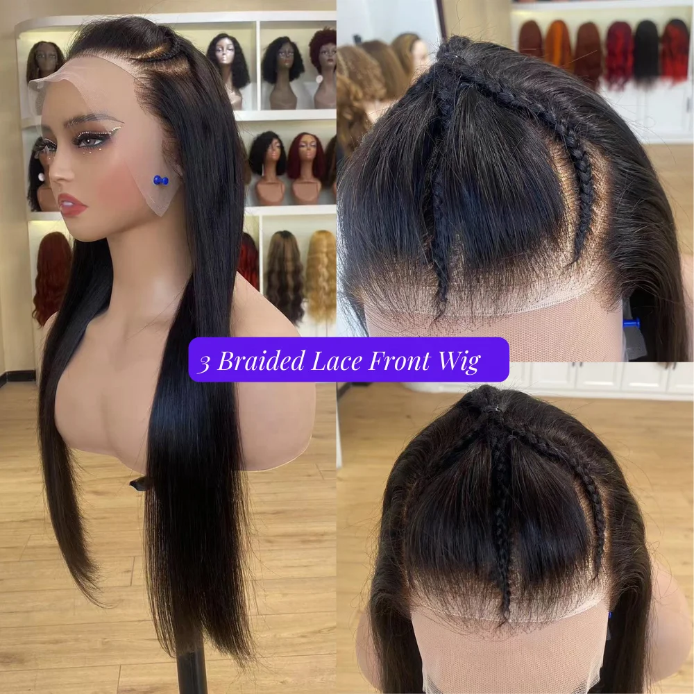 New Beauty Products For Women Raw Vietnamese Hair Hand Weaves And Wigs,Straight Hair Vendor 5x7 Braid Wigs Human Hair Lace Front