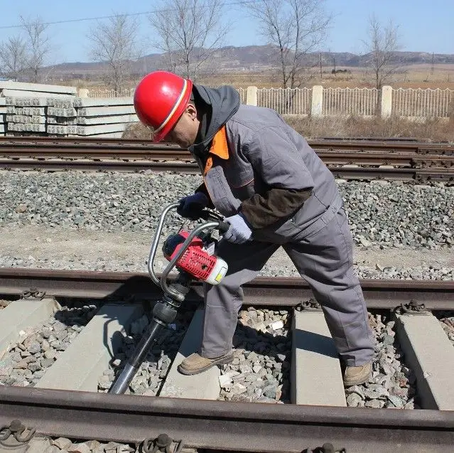 Railway Tools Portable Rail Ballast Tamper For Track Maintenance Work