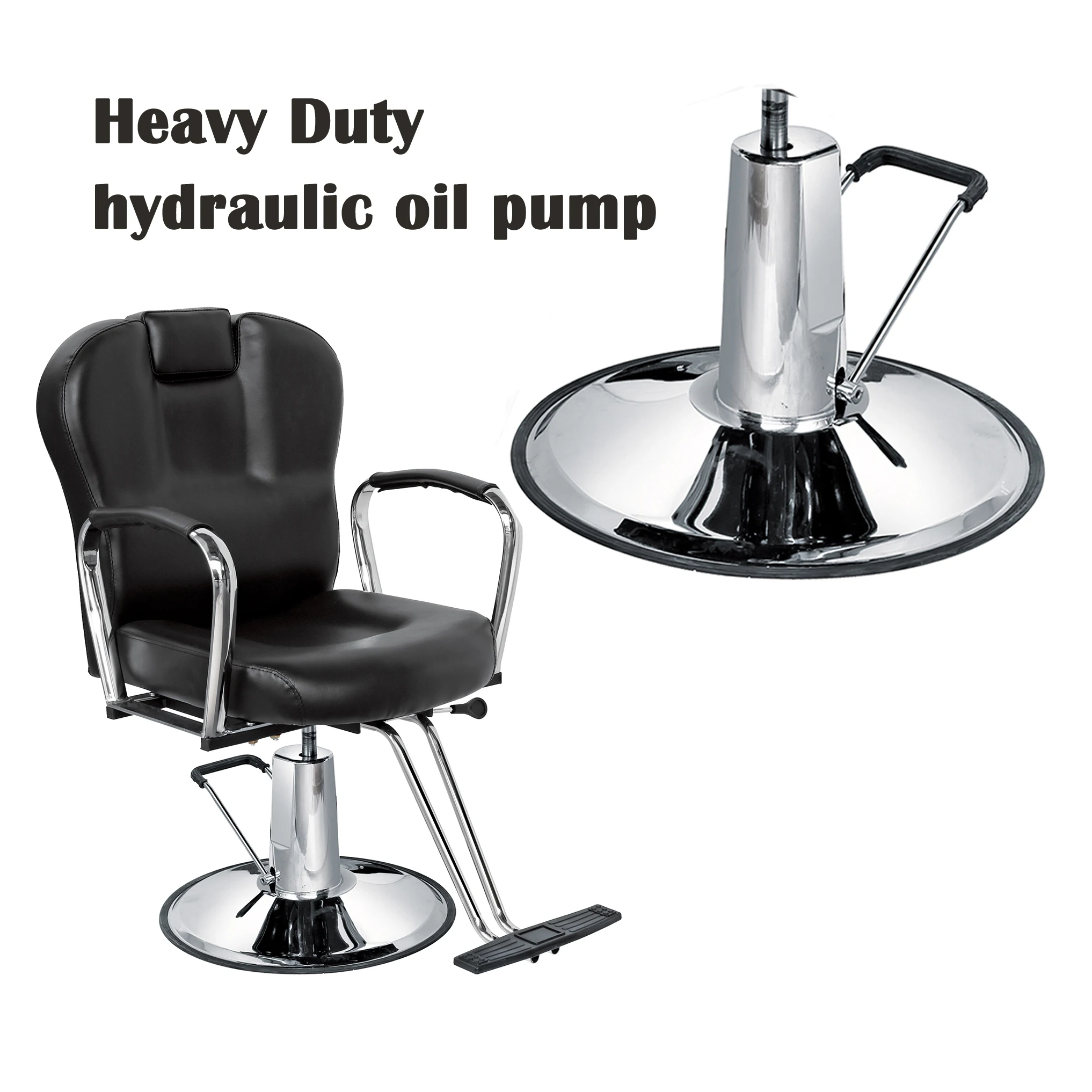 Barber Chair Beauty Salon Hydraulic Shop Reclining Hairdressing Equipment Salon Furniture Barber Chair