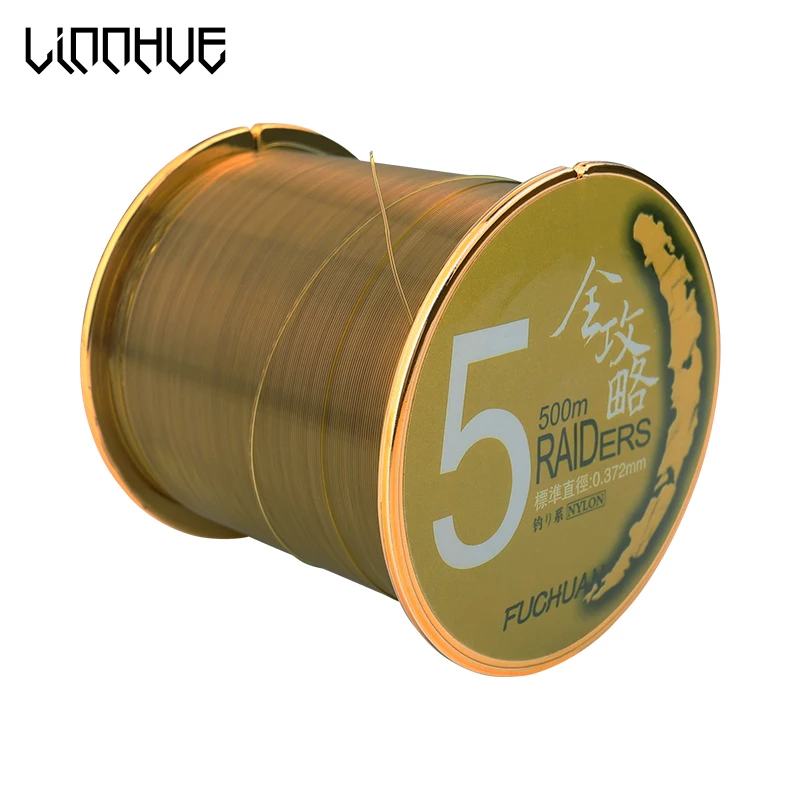 LINNHUE cheap price nylon silk fishing lines Stands 500m Carp Fishing Saltwater Braid Fishing Line