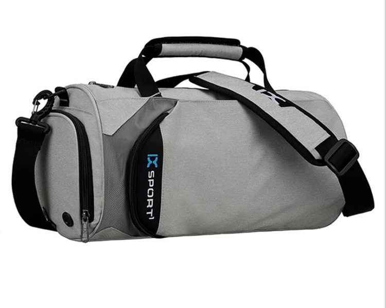 Оптовая продажа, небольшая Водонепроницаемая моющаяся Черная спортивная сумка для мужчин и женщин с отделением для обуви