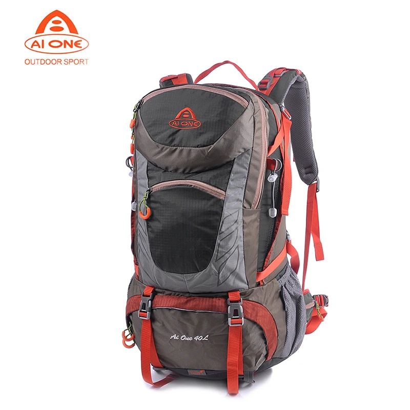 Unisex nylon outdoor sports 40l mountaintop trekking bag backpack