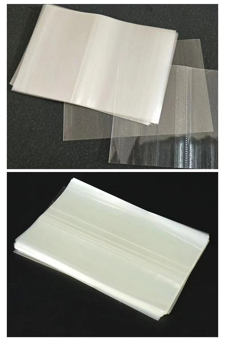 PVC PET POF PE OPP heat shrinkable film For heat gun