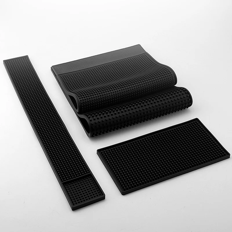 Hot Selling Grey Placemats Set of Table Bar Mats/Pads Coaster Napkin Ring Felt Place mats