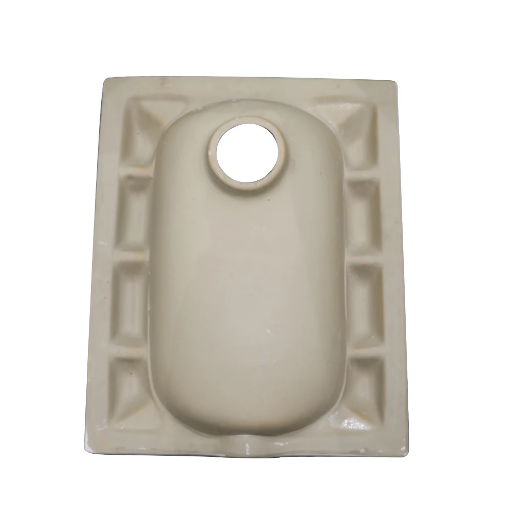 Factory Supplier Chinese Public Toilet Squatting Pan Sanitary Ware White Ceramic Squat Pan
