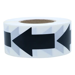 Hybsk Fluorescence Green/red Arrow Stickers Total 500 Labels Per Roll 2 inch labels