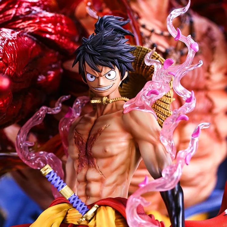 43cm Big Size Japan Anime one pieced GK BW luffy remade Original Quality action figure for collection Figurine Model
