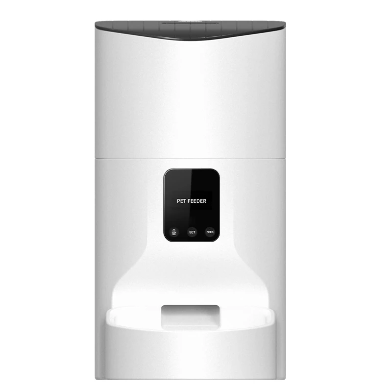 9L Dry Food Storage Manual button Smart Feeder for Pets with Bowl Automatic Pet Feeder