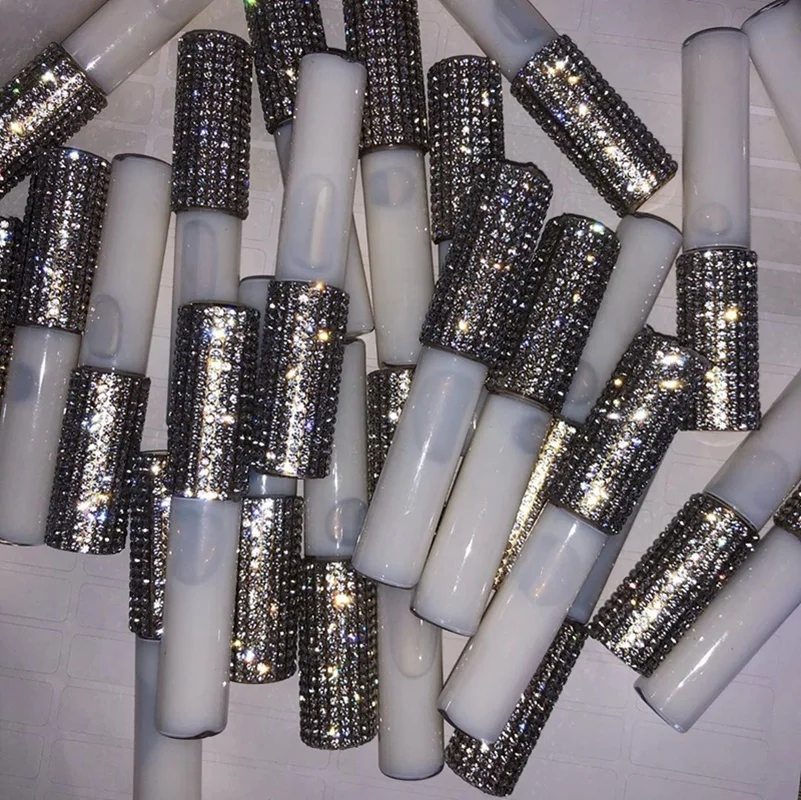 Latex Free Waterproof Fast Drying Eyelash Adhesive Sticky Strip Lash Glue rhinestone eyelashes clear, white and black colors