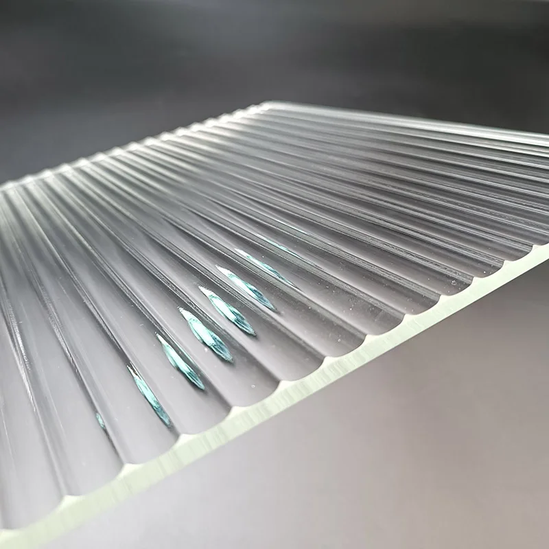 factory moru patterned glass panels ultra-white clear moru pattern decorative glass