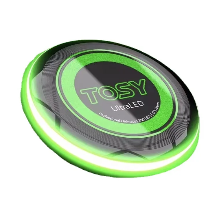LED luminous frisbee 175G night sports outdoor brightness countdown duration controllable luminous frisbee
