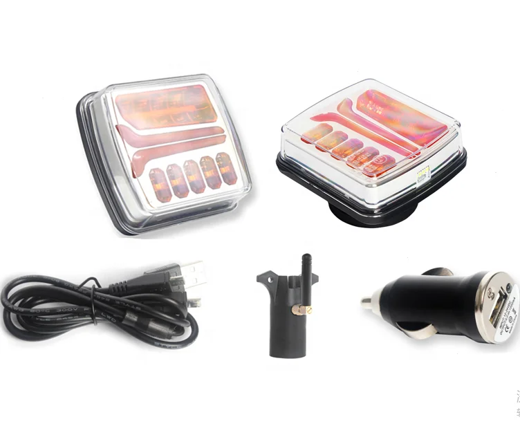 
LED wireless magnetic trailer light kit for trailers 