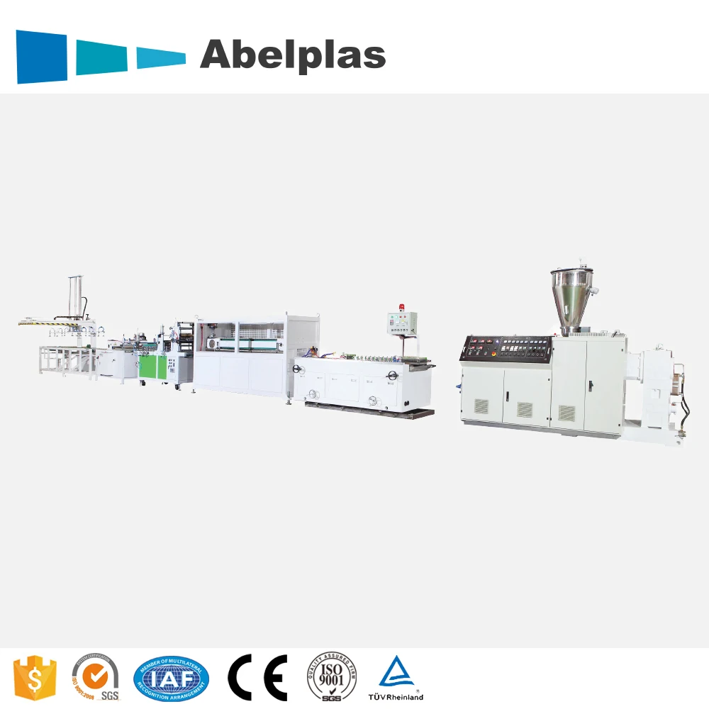 PP PE Wood Plastic Composite WPC Decking Wall Cladding Panel Profile Extrusion Machine/PVC Window and Door Profile Door Panel Ex