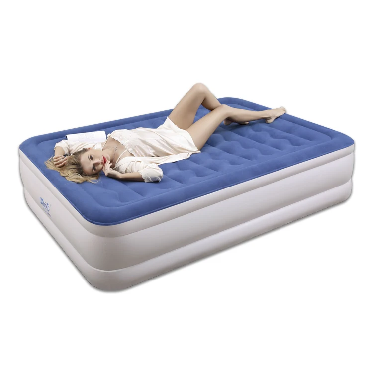 Mirakey Wholesale PVC Queen Size High Raised Alternating Inflatable Sleep Air Mattress