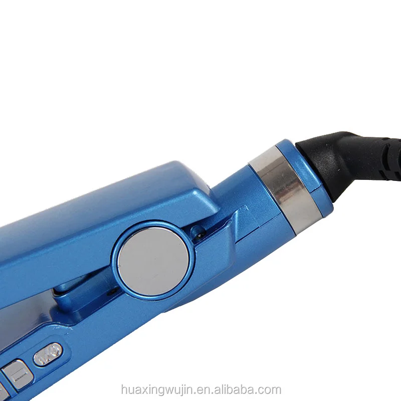 New Design Blue Hair Straightener Multi-function Straightening Irons Hair Styling Tools  Private Label Titanium Flat iron