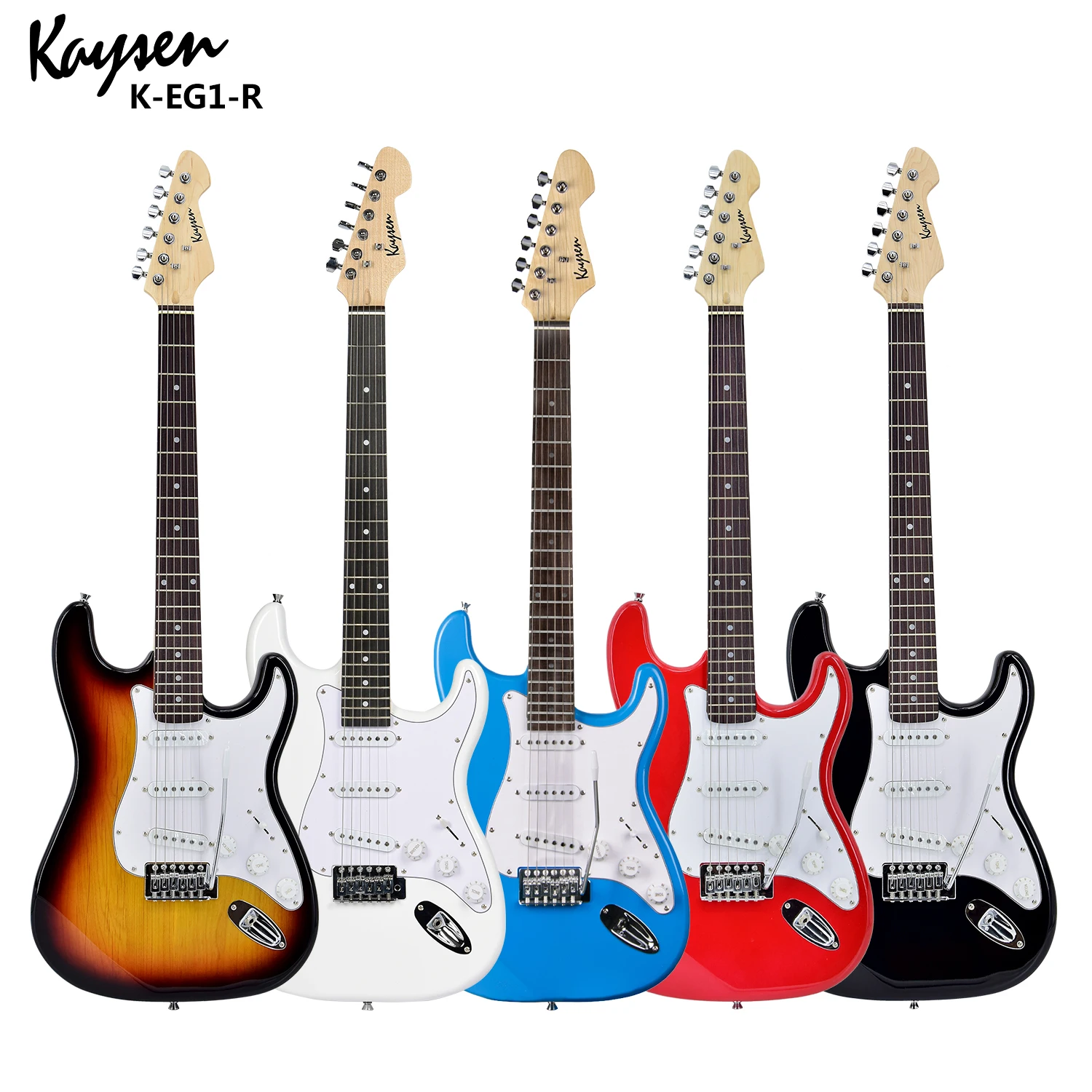 Factory ST Guitar  Kaysen EG1 Customize 6 Stringed Beginner Electric Guitar