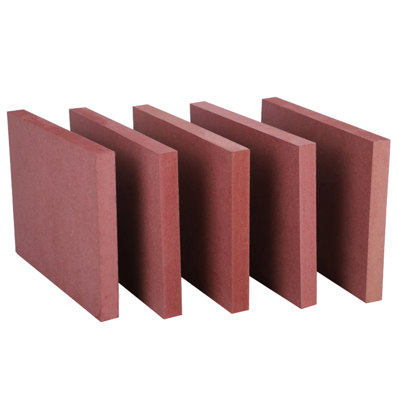 Red MDF Fire Resistant and Moisture Proof MDF Dye Sublimation MDF Board E1 E2 E0