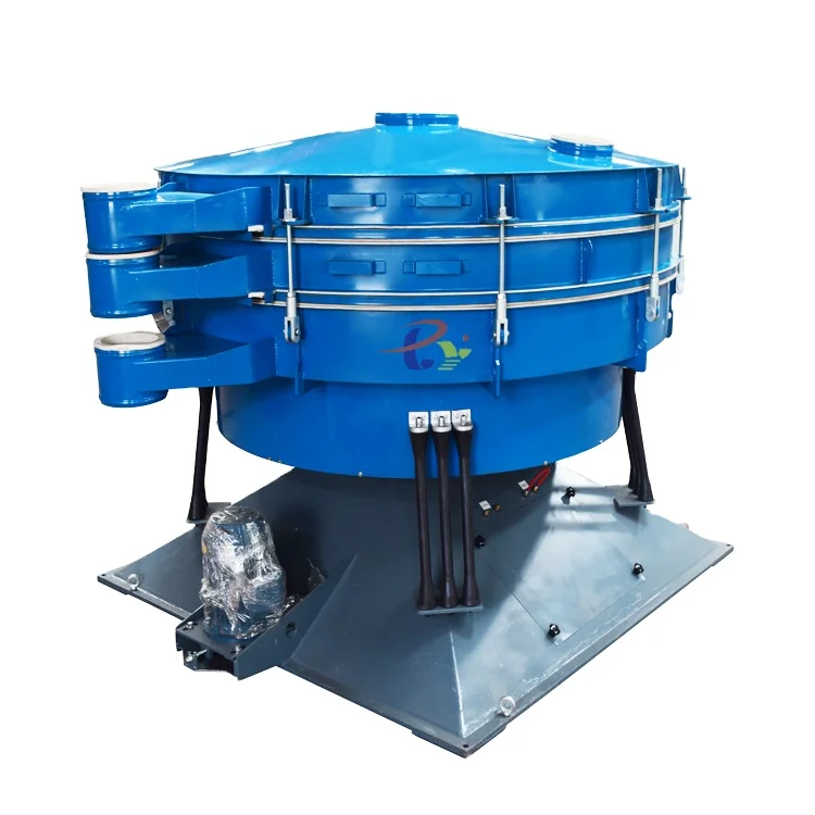 Limestone Rocking Pollen Sugar Round Vibrating Tumbler Screen Sieve For Spice Herbs