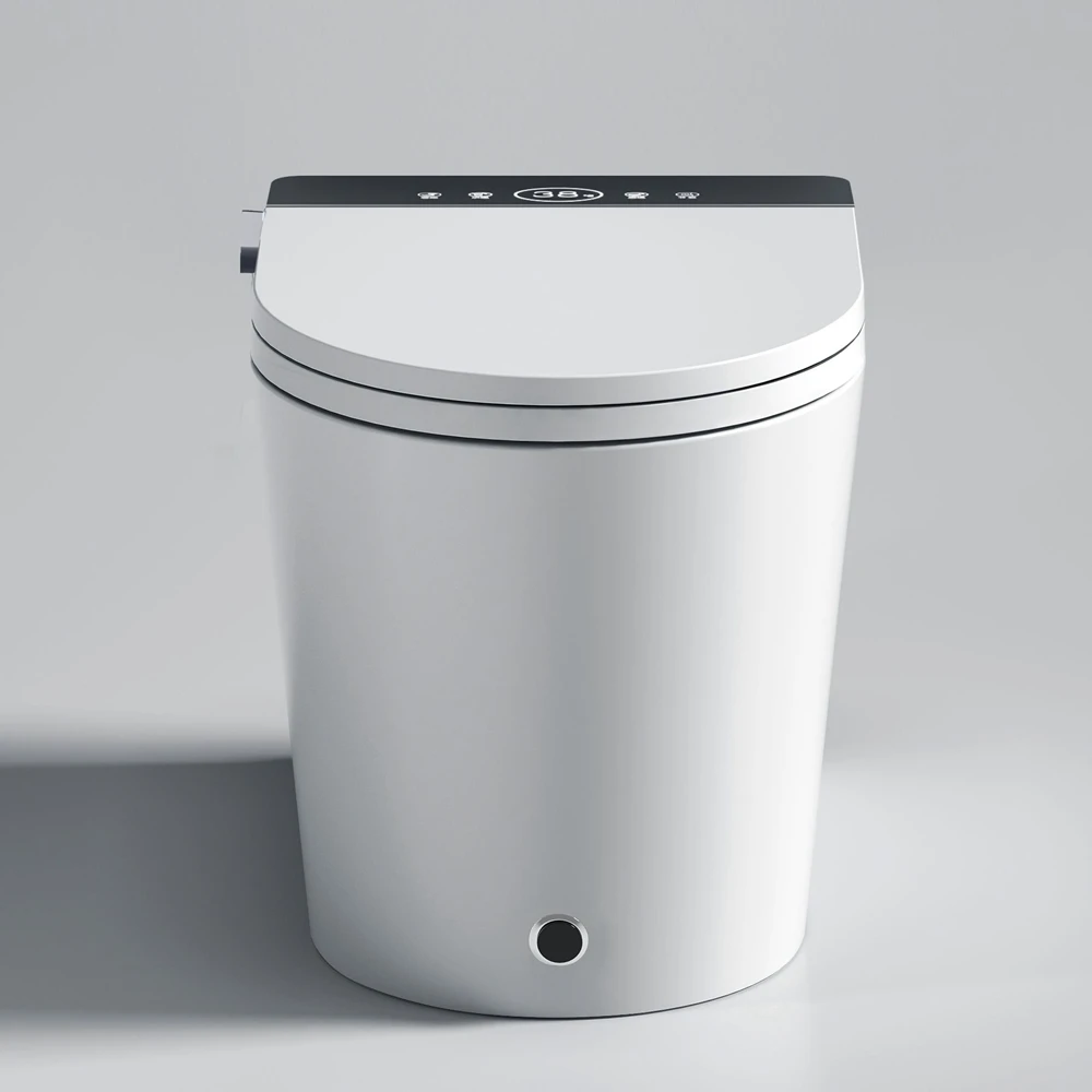 free hand intelligent household smart black fully automatic toilet water