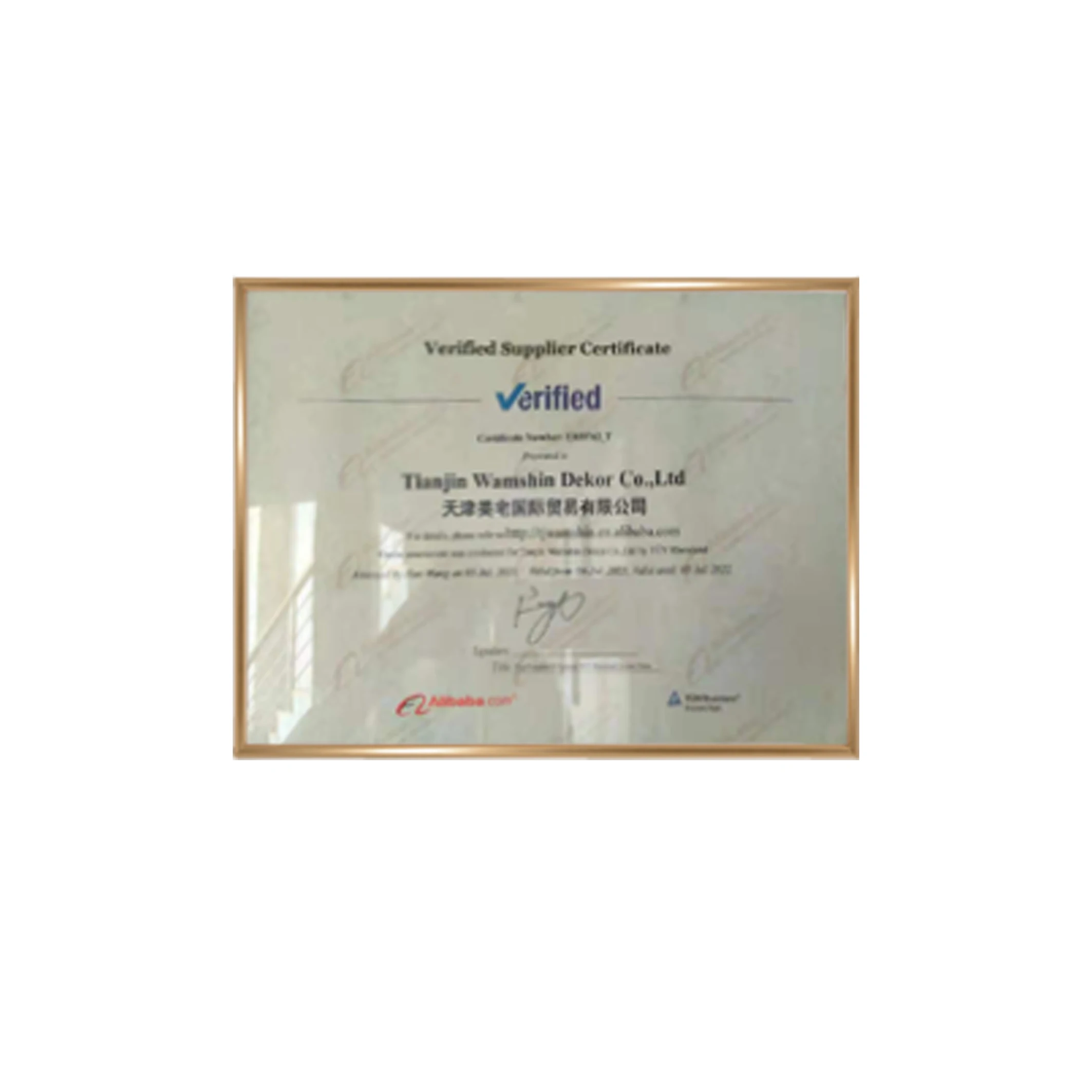Wamshin gold frame 1.8 mm clear glass 2.5mm mdf board A3 metal aluminum picture certificate frame (1600335475516)
