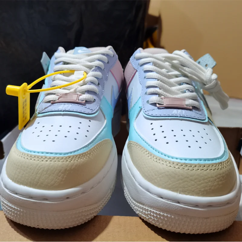 
colorful Low Cut sneakers Fashion Retro Casual Shoes Sneakers Force 1 Thick bottom sport shoes 