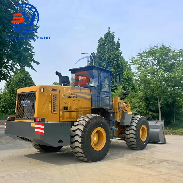 Cheap Prices China Branded Original LONKING LG855N 5 Ton Small Front Loader LG855N Mini Telescopic Diesel Used Wheel Loaders
