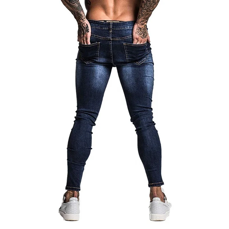 Hot sale skinny ripped pantalones jeans men