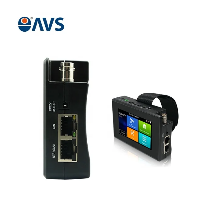 4 Inch Wrist 4K H.265 IP CVBS CVI TVI AHD 5-in-1 CCTV Tester IPC-1800ADH Plus