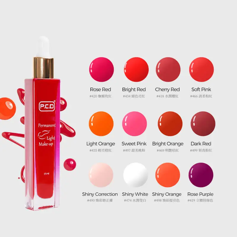 21 color PCD Best Tattoo Ink Microblading supply Permanent Makeup Pigment Liquid Lips Tattoo Pigment Ink