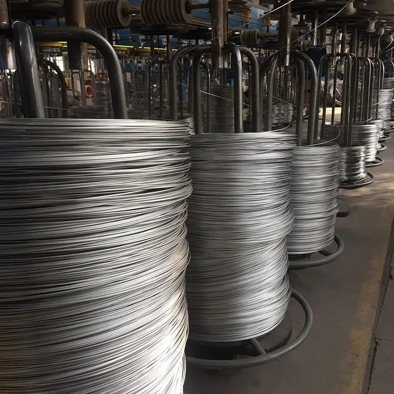 0.8mm 201 304 316 SS stainless steel cold drawing wire  rope for welded mesh fence