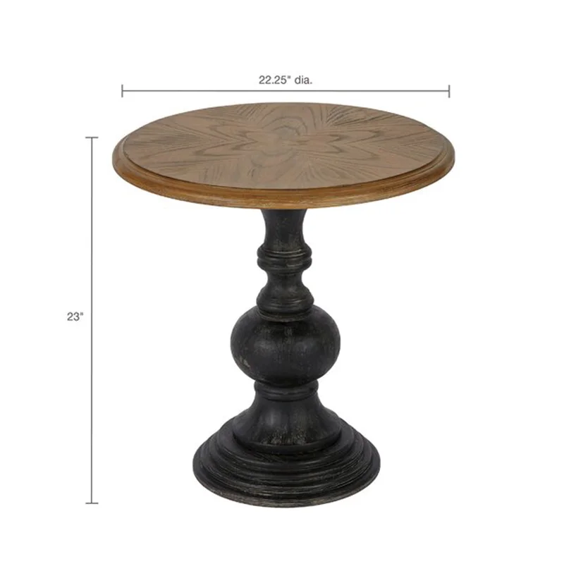 cheap tea side tables french country side table living room furniture carving wood top black coffee table Modern Contemporary