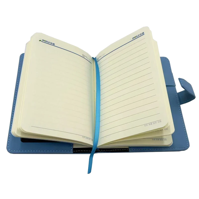 2024 Weekly A5 PU Leather Hardcover Notebook Planner Customizable Logo College Office Notebook Lined Paper Diary For Student