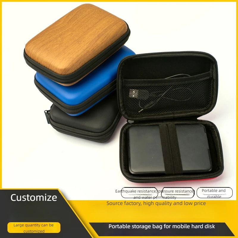 OEM Factory Customized Eva Hard Shell Case Storage External Hard Disk Drive Case Tool Bag For Travel