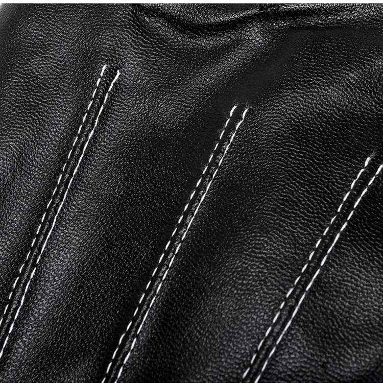 Кожаные перчатки для мужчин зимние защитные улицы женщин