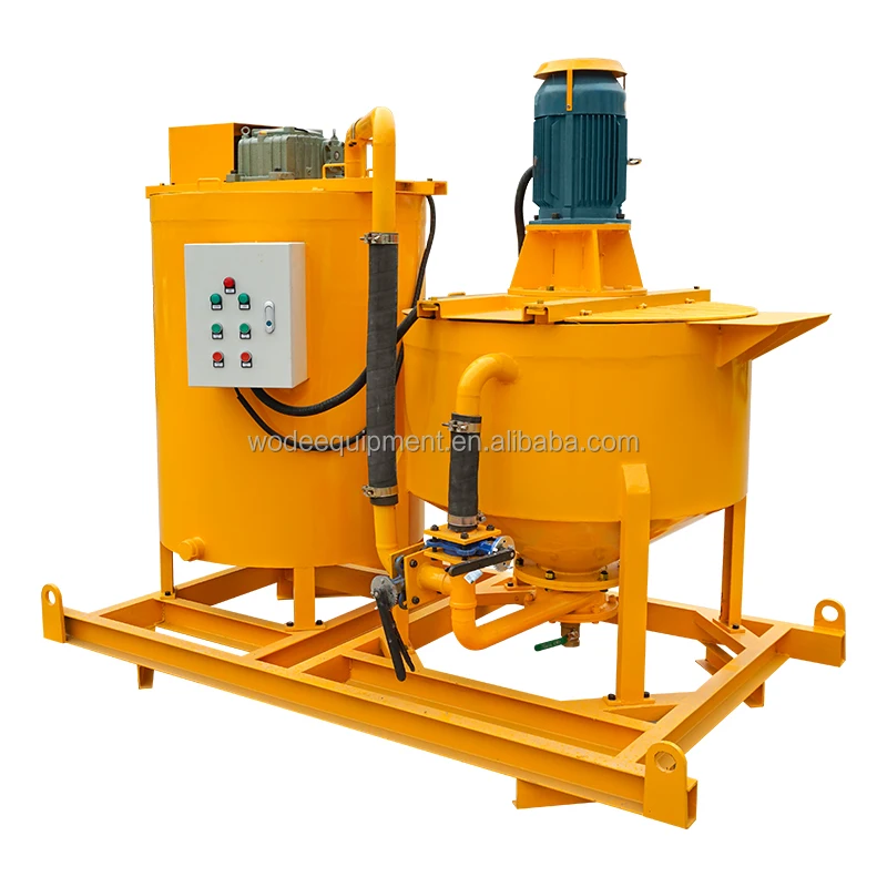 400L 700L Electric motor high shear high speed colloidal cement grout mixer for underground