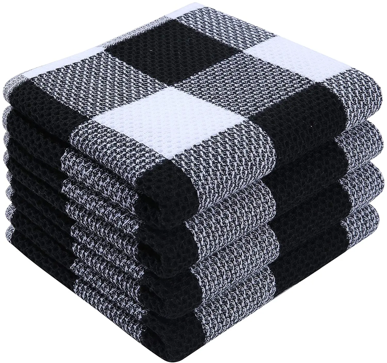 Best selling new baby waffle towel 100% cotton, no fading no lint, high quality clean kitchen durable waffle weave towel