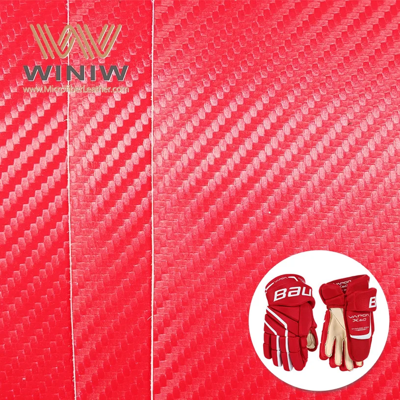 Microfiber Leatherette Faux Fabric for Ice Hockey Gloves and Various Sports Gear for Shoes Bags Clothes Golf Accessories
