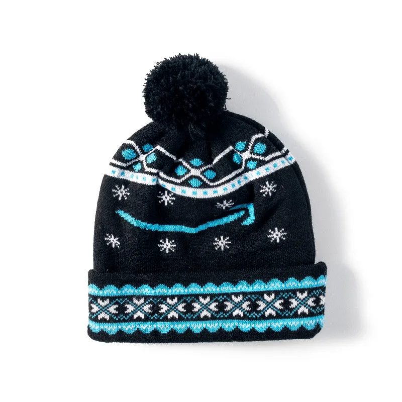 Wholesale Knitted Hats Embroidered Logo Warm Custom Beanie Embroidery Winter Hat Baseball Cap Winter Knitted Baseball Cap