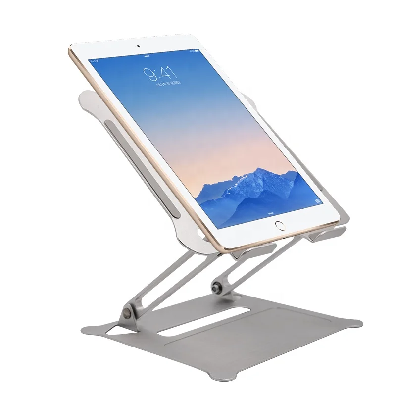 
LW Professional manufacturing ergonomic vertical adjustable laptop stand aluminum desktop laptop stand portable factory price 