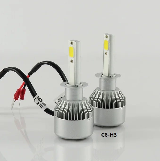 Ультра светодиодный h4 для рынка Бразилии, фактический 26 Вт C6 S6 h1 h3 h7 h4 9005 9006, СВЕТОДИОДНАЯ Фара OEM, цвет корпуса