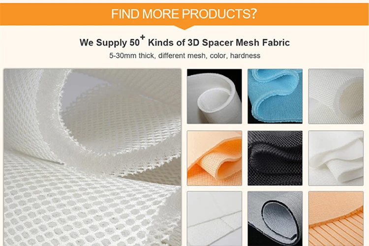 Newest material free sample small hexagon 300-700g/m2 6mm polyester 3d spacer air mesh fabric for home textile