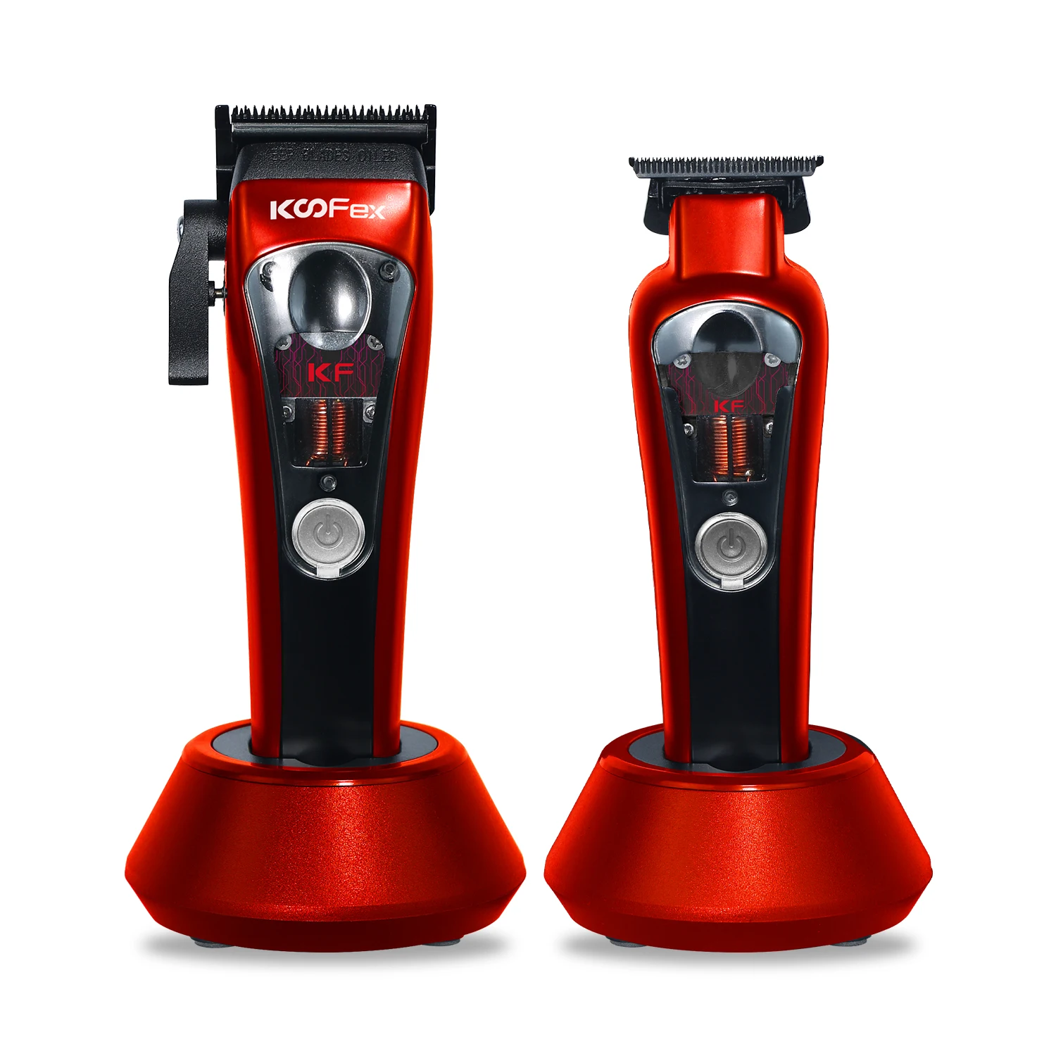 KooFex Rechargeable Men Hair Cutting Tools Pro Barber Trimmer Barber Machine Hair Clipper Kit