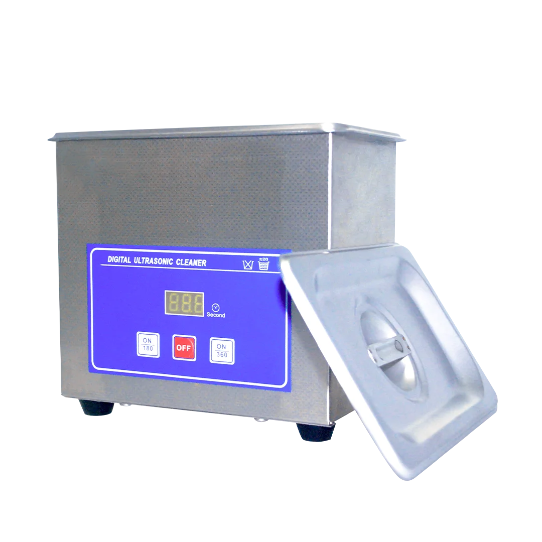 Professional Digital Desktop Ultrasonic Cleaner Machine for Hearing Aid Earmold Cleaning