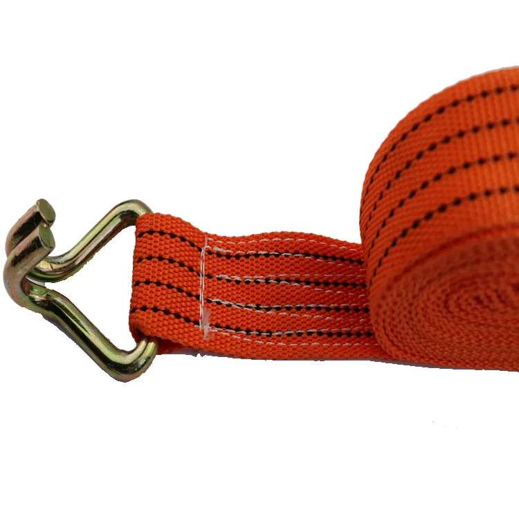 Customized high-quality trailer belt polyester belt ratchet lace cargo lashing belt ratchet lashing strap