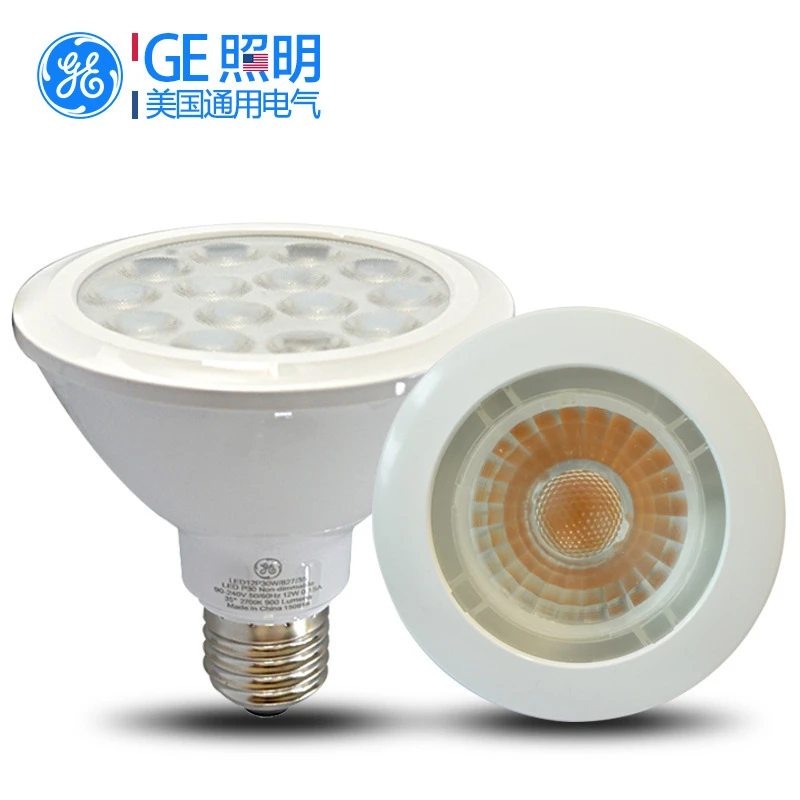 GE-LED 12W 220V LED Par30 Spotlight E27 2700K Screw-in LED Par 30 Spotlight for Hotel Restaurant Clothing Store Spotlight
