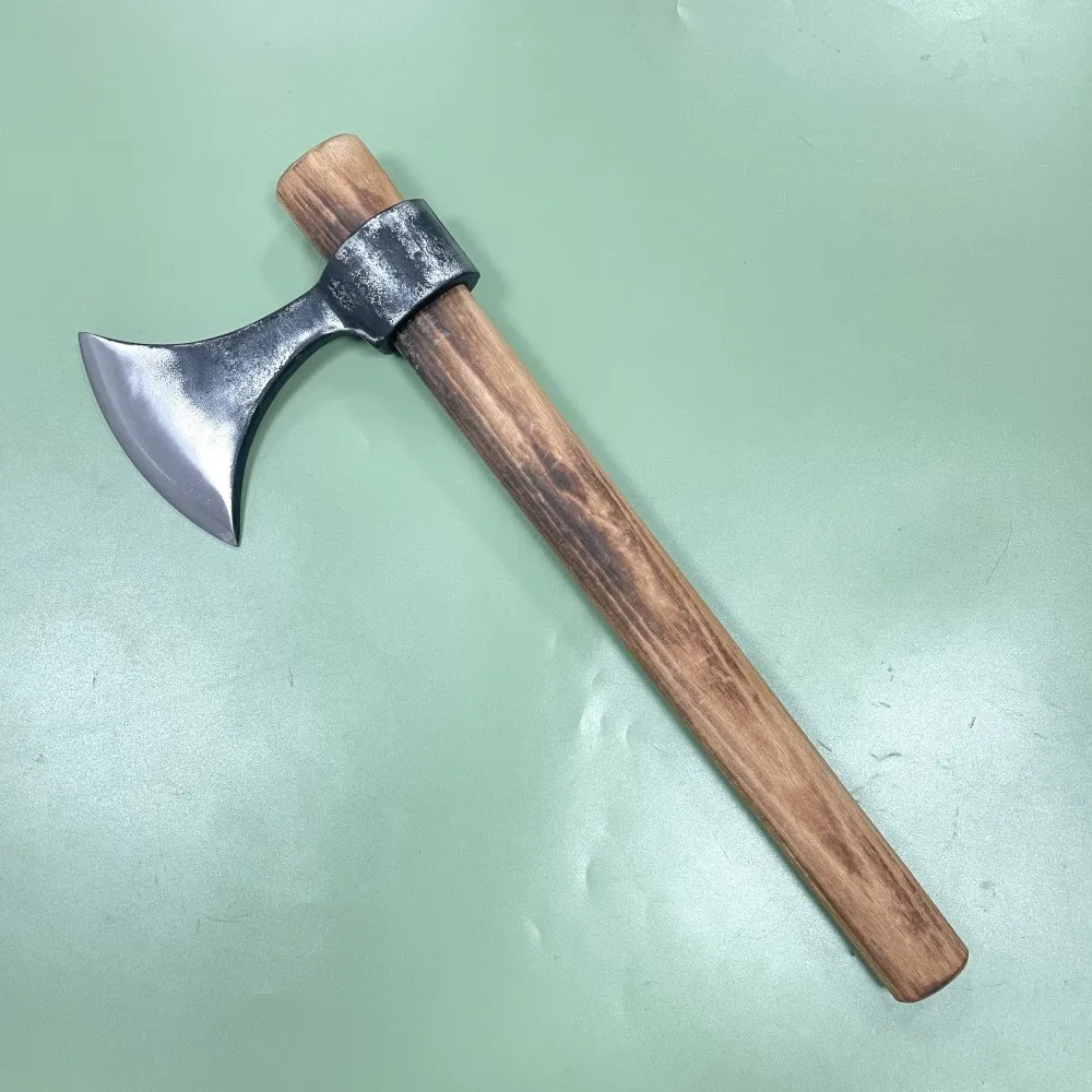 ZC45TM1 Cool Collection Traditional Tomahawk axe Meticulously Crafted Wood Handle Reliable Carbon Steel Handheld Tomahawk